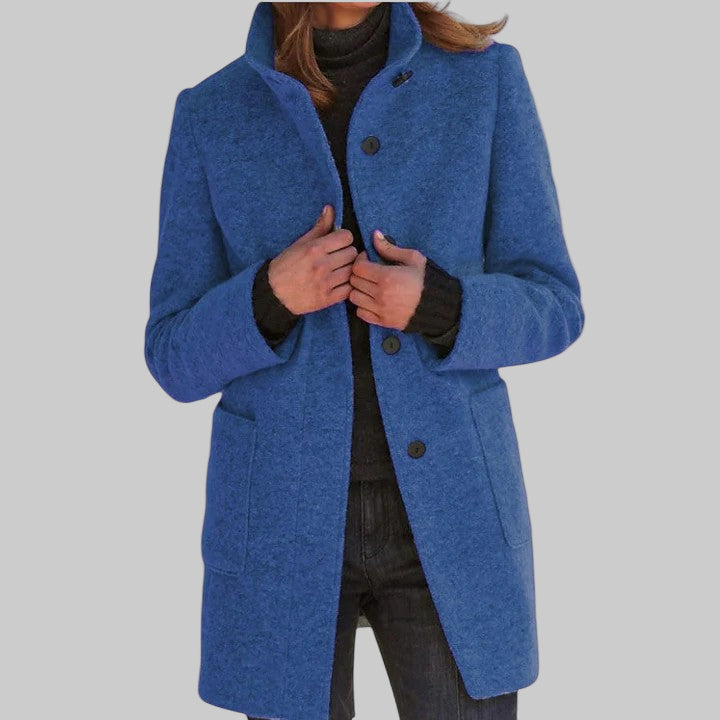 Samantha – Classic wool blend coat