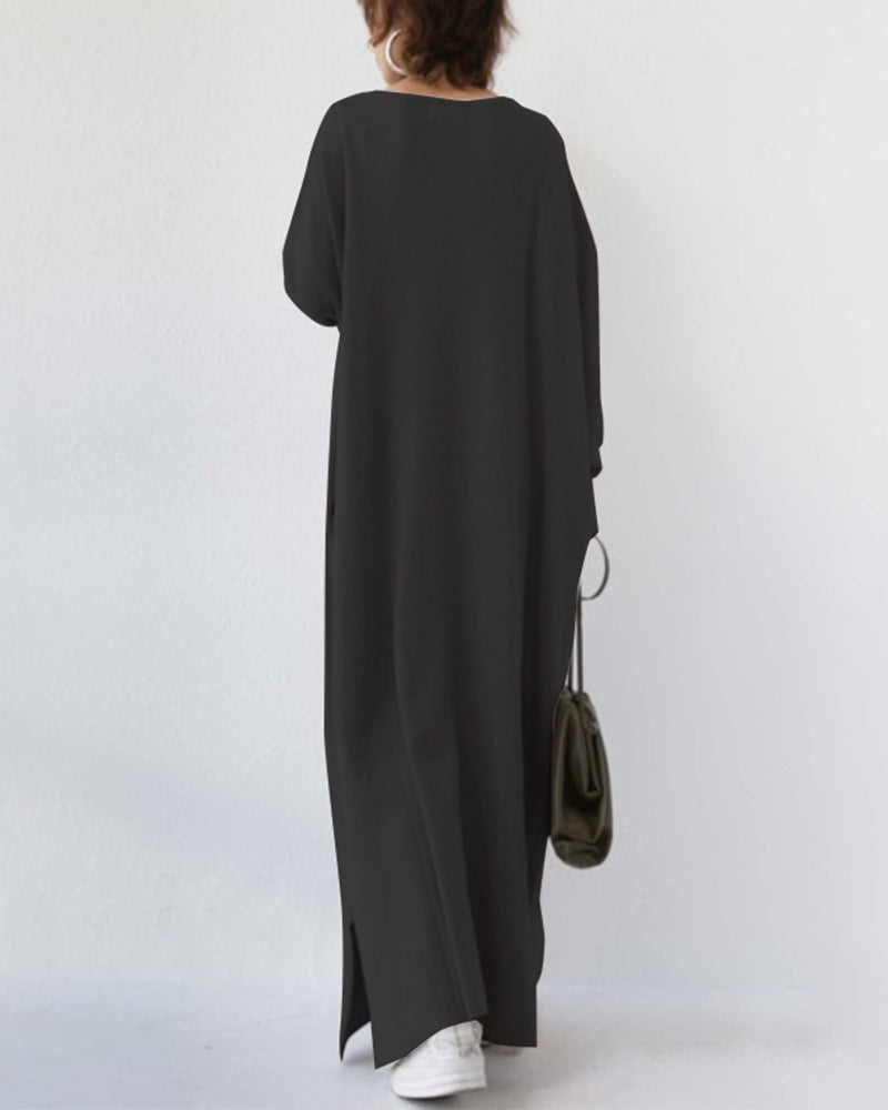 Sofia | Elegant Winter Maxi Dress for Women with Long Sleeves