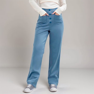 Elsa | High-waisted trousers with elastic