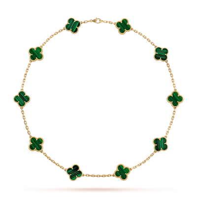 CLOVER DELUXE NECKLACE | WHITE
