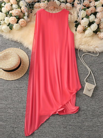 ADDIE | TIMELESS SLEEVELESS MIDI DRESS