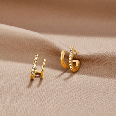 ROMINA | STYLISH CRYSTAL CLAW EARRINGS