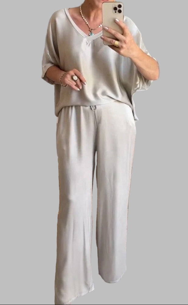 DALORES - SATIN 2 PIECE SET