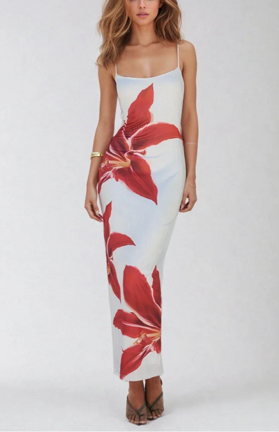 The Tropical Bloom Maxi Dress