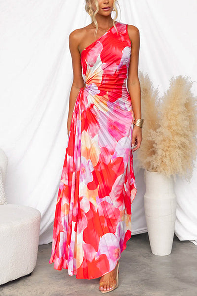 CINDY | ONE SHOULDER SUMMER DRESS