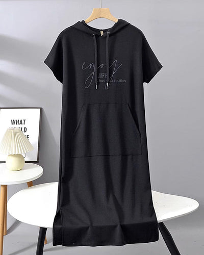 SHEILA | LONG DRESS WITH HOOD