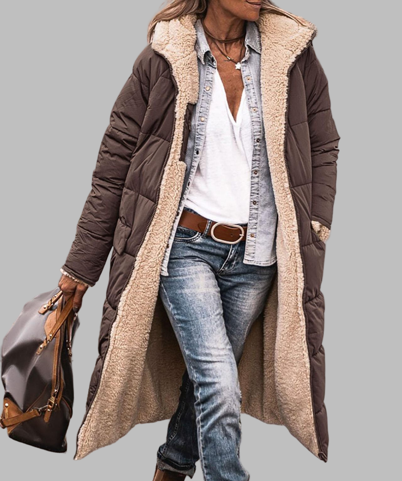 SASHA™ | Elegant Reversible Coat