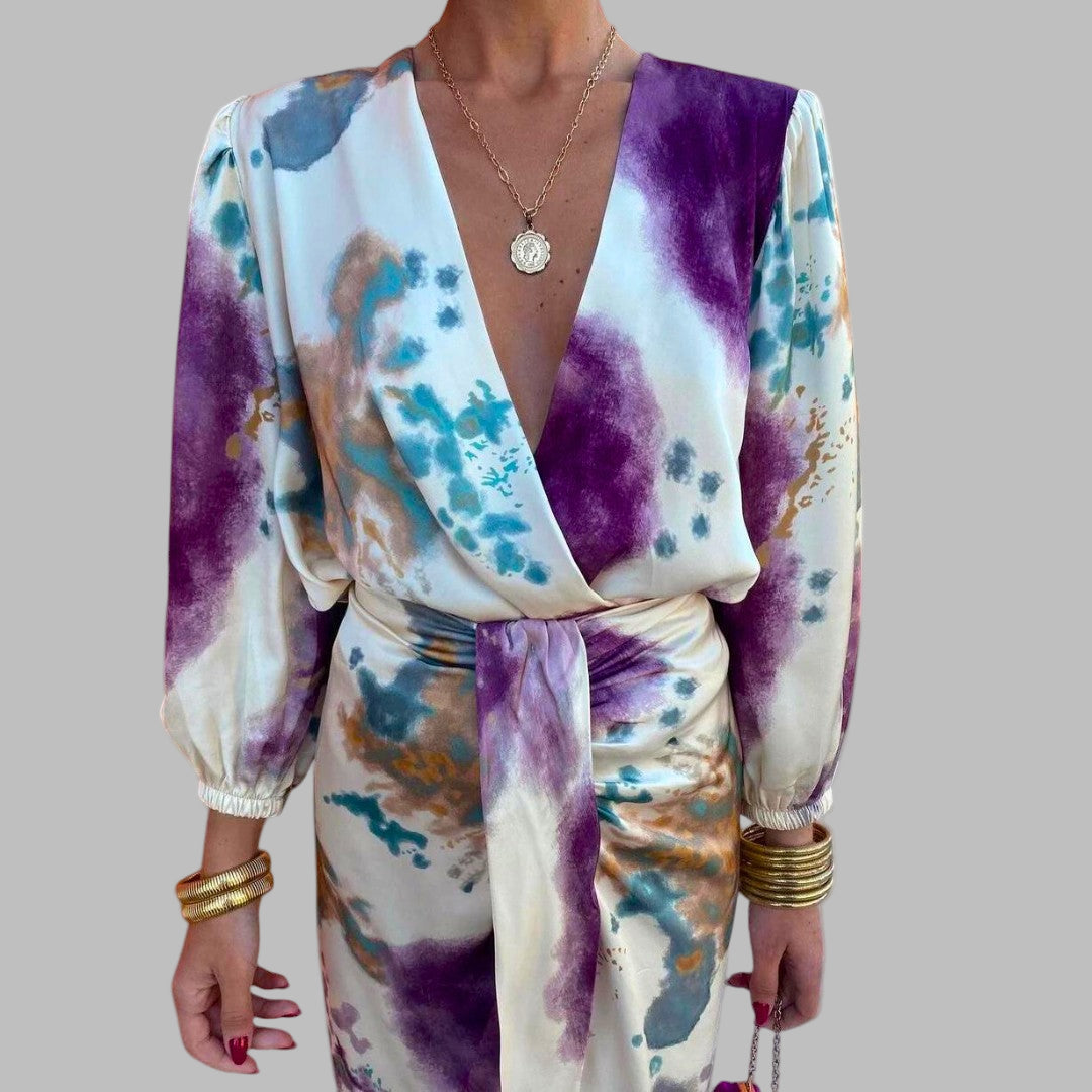 Amara | Elegant V-Neck Dress