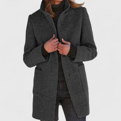 Samantha – Classic wool blend coat