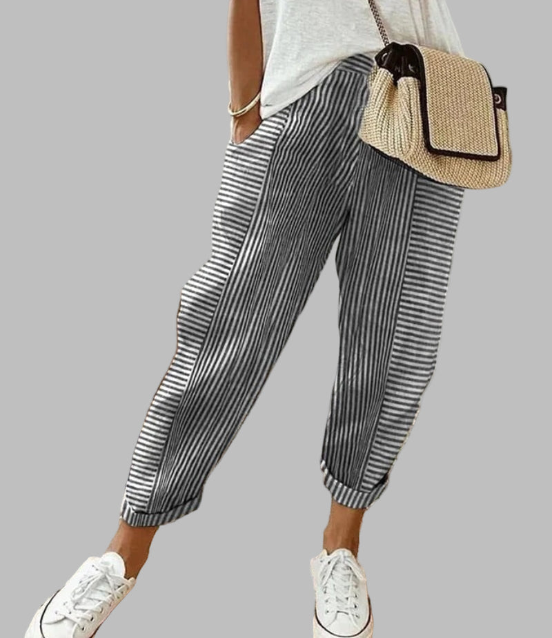 AMARA - STRIPED PANTS