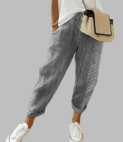 AMARA - STRIPED PANTS
