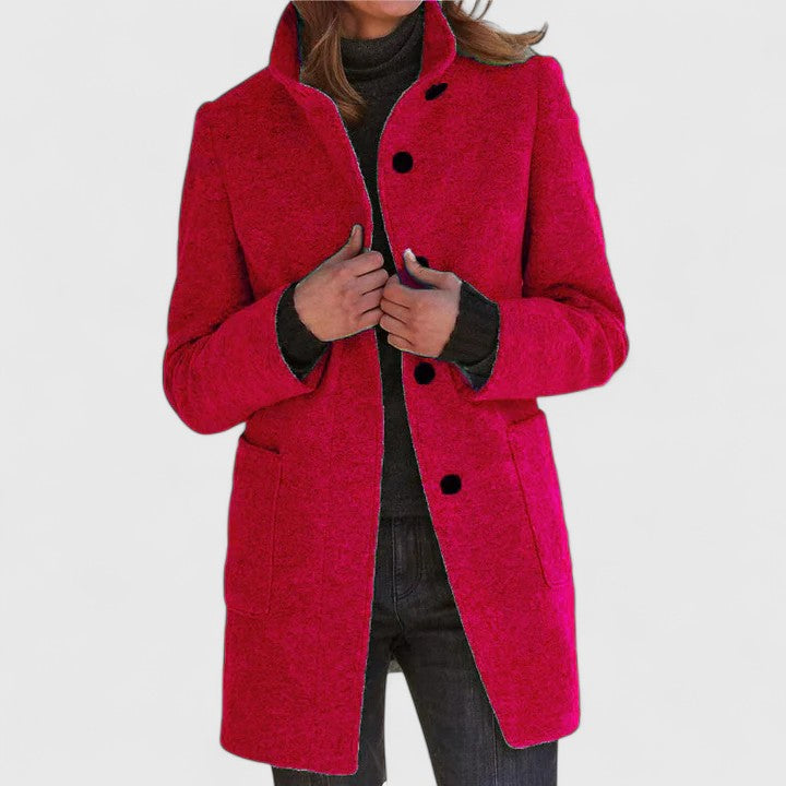 Samantha – Classic wool blend coat