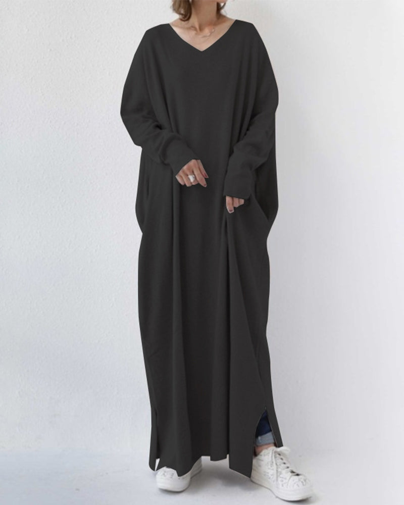 Sofia | Elegant Winter Maxi Dress for Women with Long Sleeves