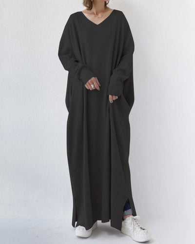 Sofia | Elegant Winter Maxi Dress for Women with Long Sleeves
