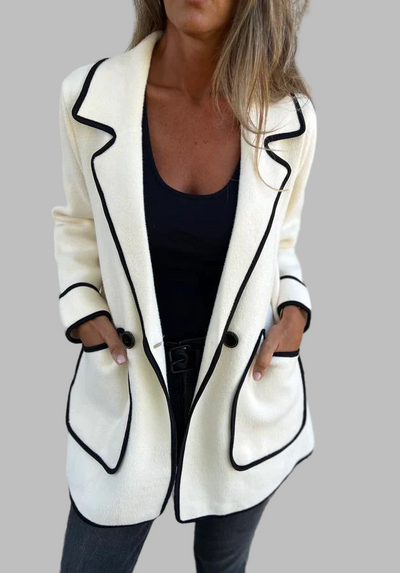BRIGITTE™ - Refined Contrast-Edge Jacket