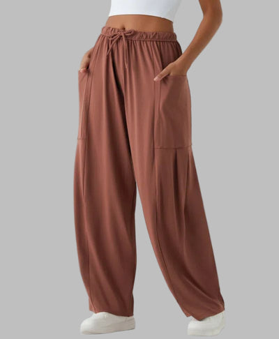 NEIRA - Palazzo Flowy Wide Leg Casual Pants