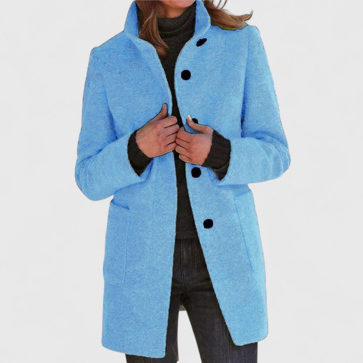 Samantha – Classic wool blend coat