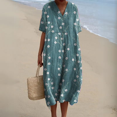 ADELFA | LOOSE COLORFUL DRESS