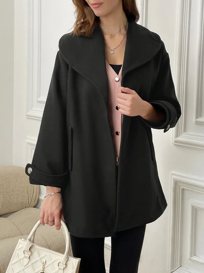 Synthia | Long Shawl Collar Coat