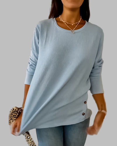 CAROLINA -  COMFORTABLE CREWNECK TOP