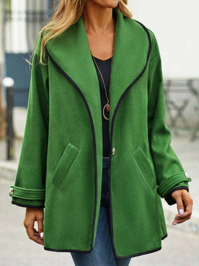 Synthia | Long Shawl Collar Coat