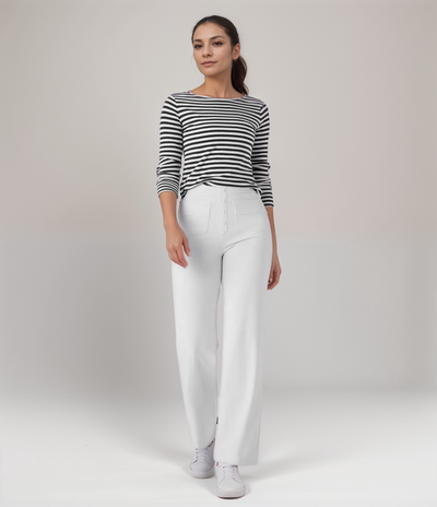 Elsa | High-waisted trousers with elastic