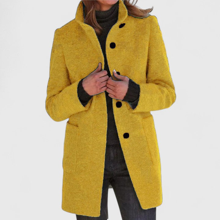 Samantha – Classic wool blend coat