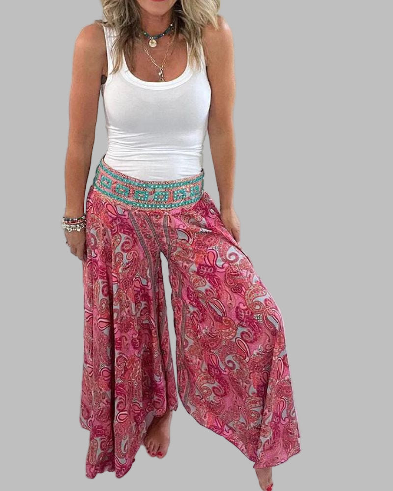 AIRES - FLOWY BOHO PANTS