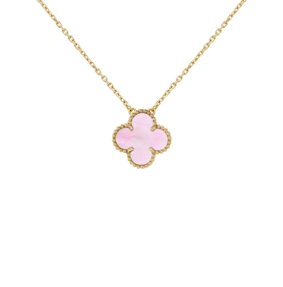 CLOVER NECKLACE | BLACK