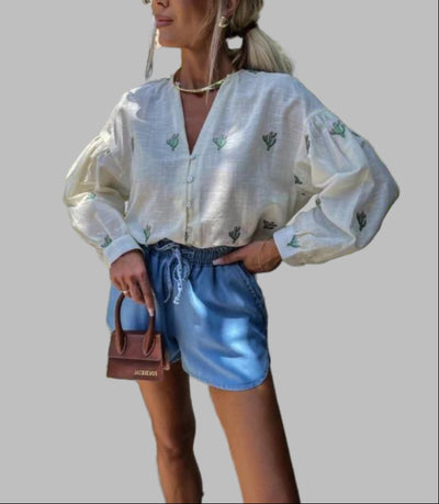 EMIL - STYLISH TOP AND SHORTS SET