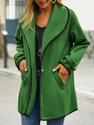 Synthia | Long Shawl Collar Coat