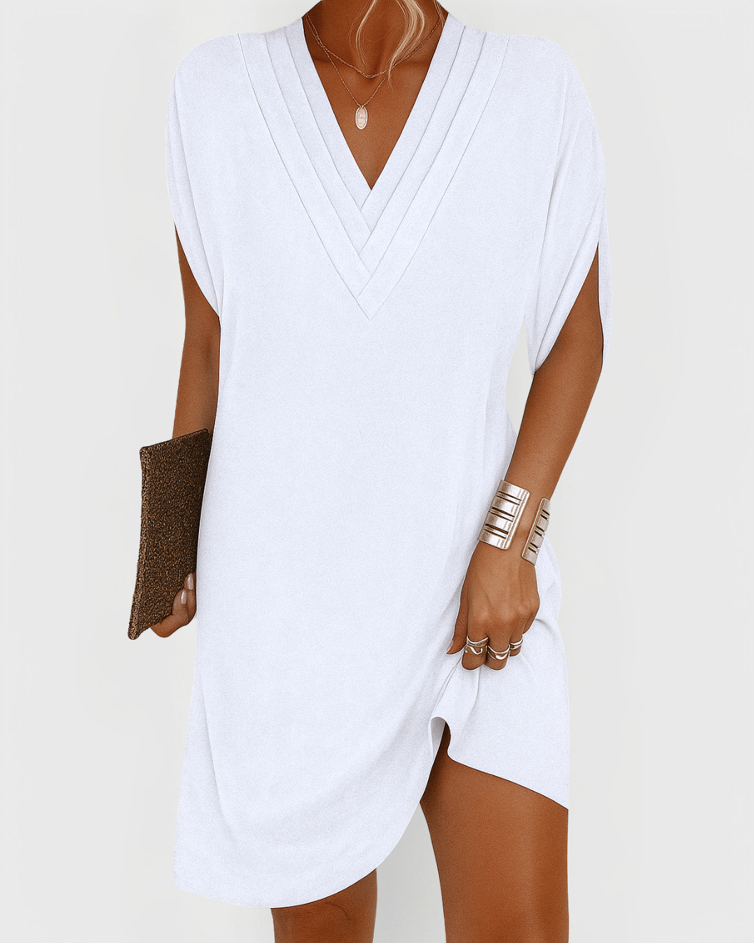 Sofia | Elegant black dress with V-neck