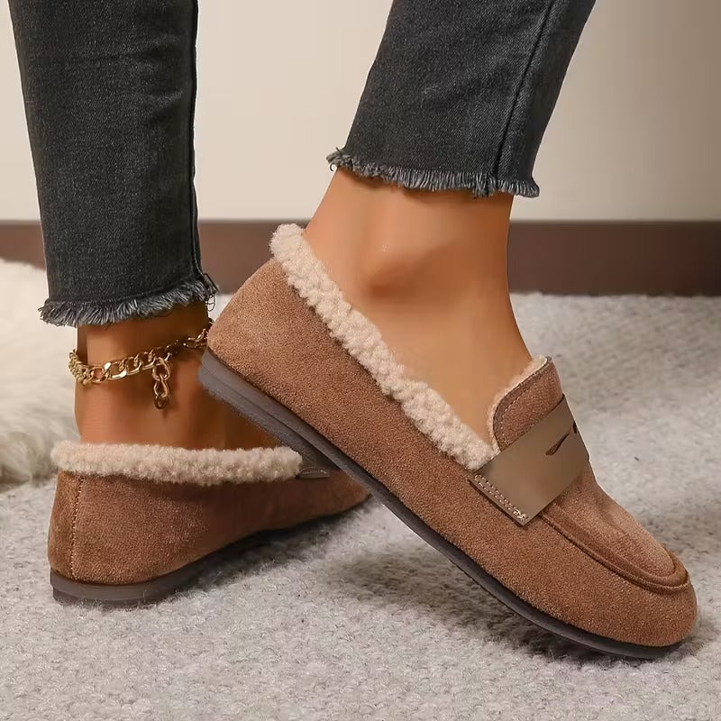 Magda - Winter Fleece-Lined Moccasins