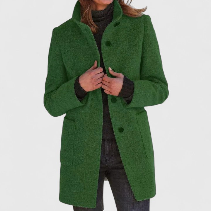 Samantha – Classic wool blend coat