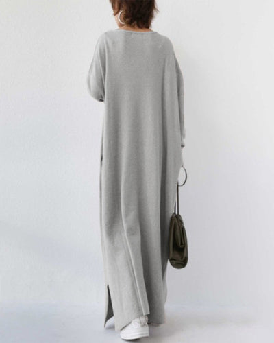 Sofia | Elegant Winter Maxi Dress for Women with Long Sleeves