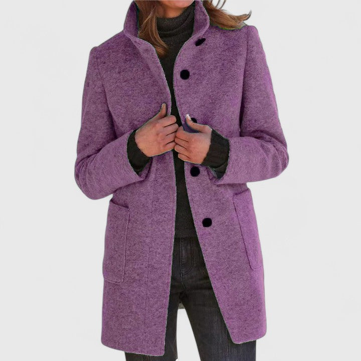 Samantha – Classic wool blend coat
