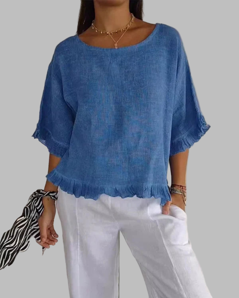 NABILA - STYLISH LINEN SHIRT