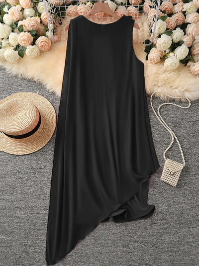ADDIE | TIMELESS SLEEVELESS MIDI DRESS