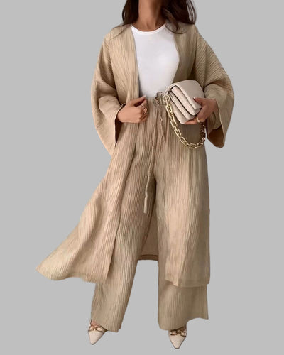 KARINA - RELAXED CARDIGAN AND TROUSERS SET