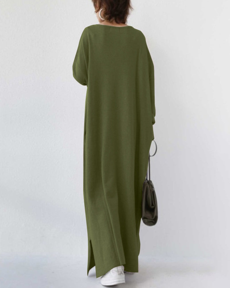 Sofia | Elegant Winter Maxi Dress for Women with Long Sleeves