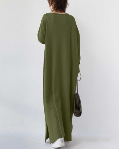 Sofia | Elegant Winter Maxi Dress for Women with Long Sleeves