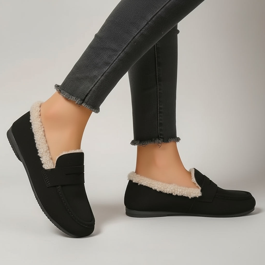 Magda - Winter Fleece-Lined Moccasins