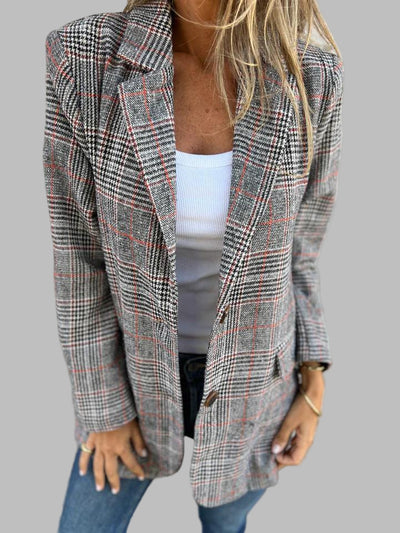 LUCINDA™ - Classic Plaid Blazer