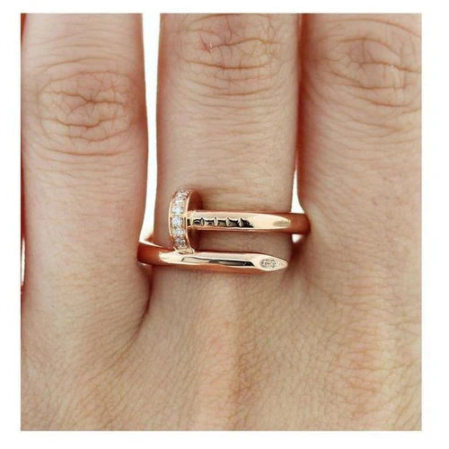 NAIL DELUXE RING | ROSE GOLD