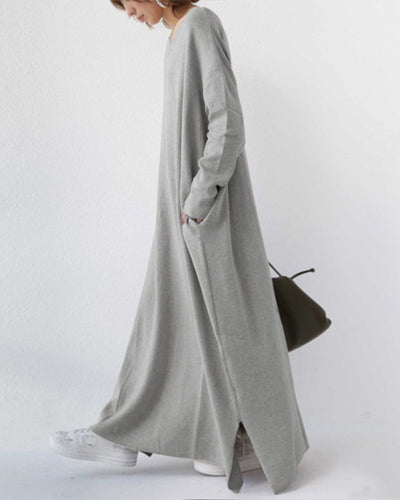 Sofia | Elegant Winter Maxi Dress for Women with Long Sleeves