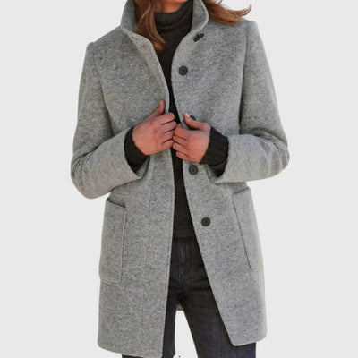 Samantha – Classic wool blend coat
