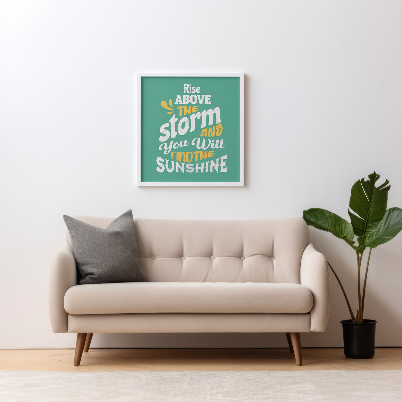 Printable Motivational Digital Wall Art - Storm
