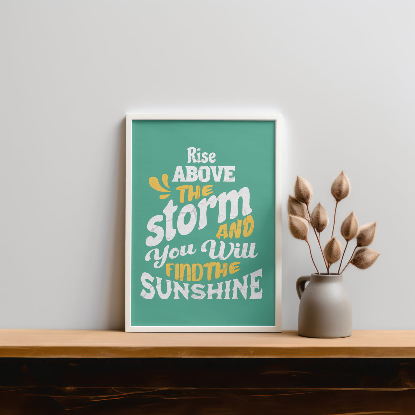 Printable Motivational Digital Wall Art - Storm