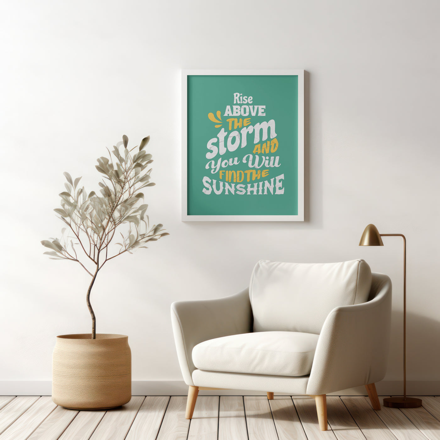 Printable Motivational Digital Wall Art - Storm
