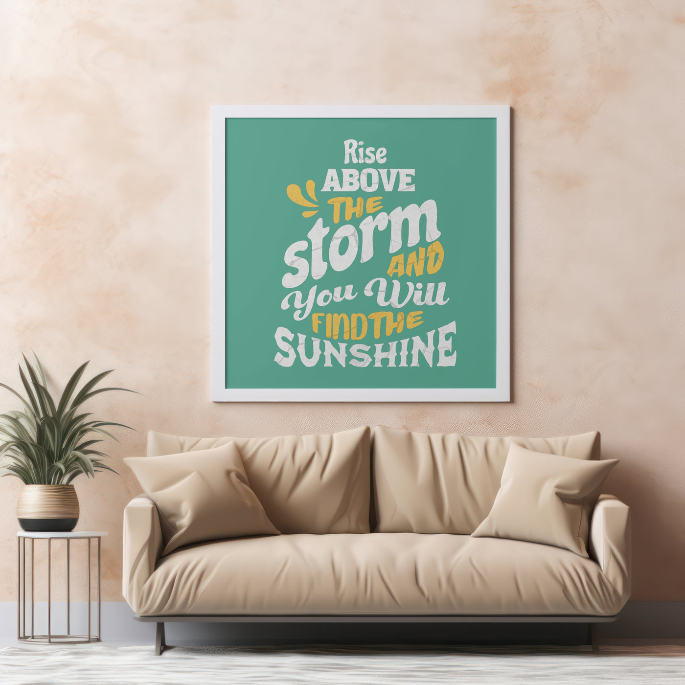 Printable Motivational Digital Wall Art - Storm